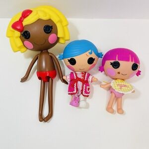 Lalaloopsy Doll Littles Lot of 3 Dot Starlight, Sprinkle Spice,  Stumbles Bumps